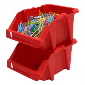 Stack & Nest Plastic Parts Bins Size B 20 Pack